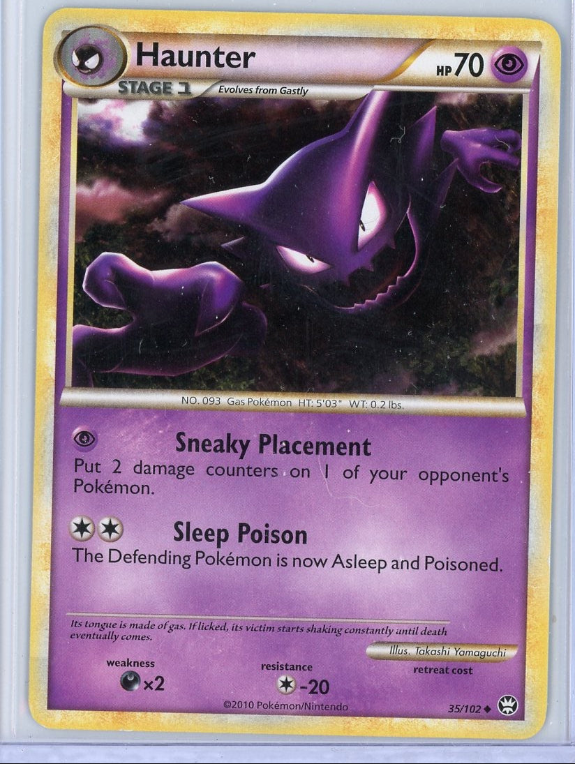 Haunter Pokémon Undaunted Uncommon #35/102