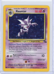 Haunter Pokémon Fossil Unlimited Holo #6/62