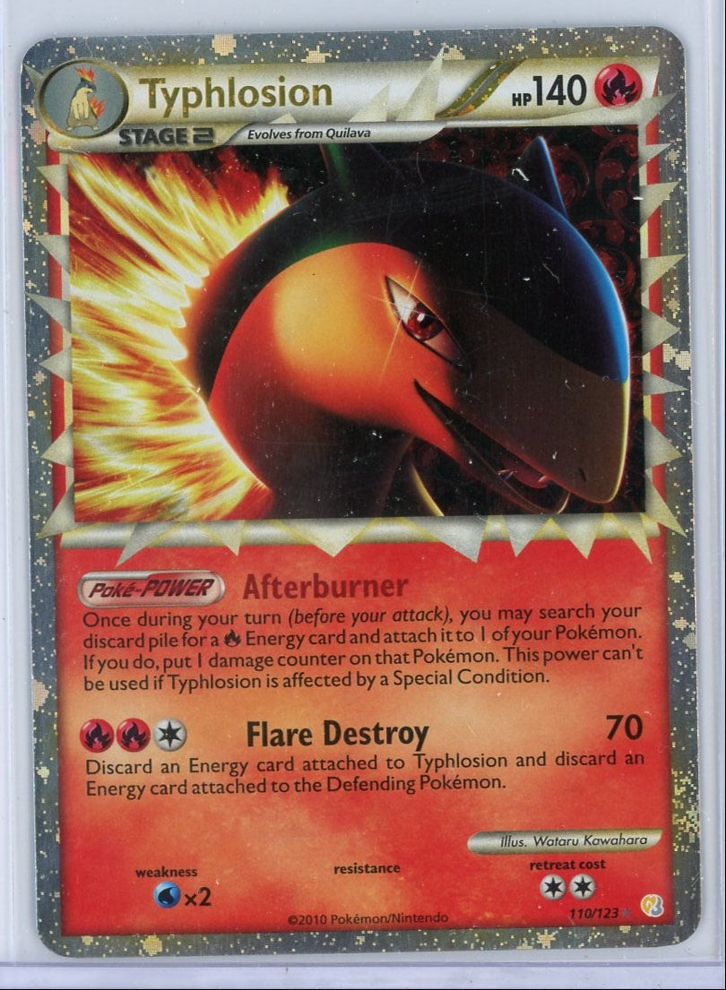 Typhlosion Prime Pokémon Heart Gold Soul Silver #110/123