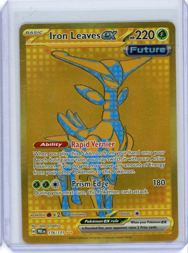 Iron Leaves ex 2025 Pokemon Prismatic Evolution Ultra rare 