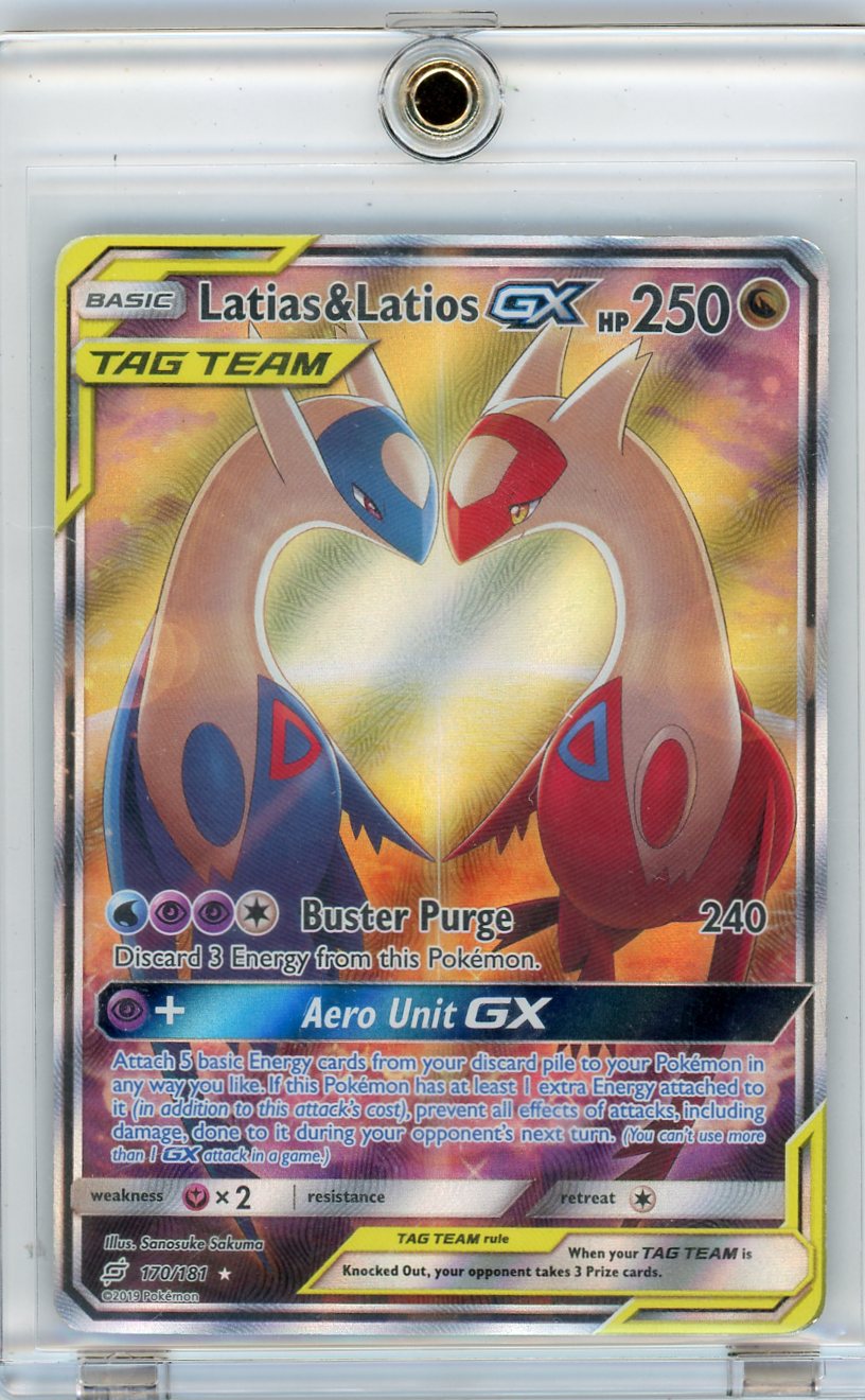Pokemon Latias & Latios GX ("Love Birds") 170/181 (Light Play)