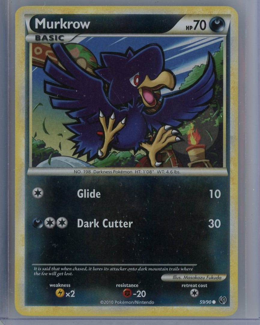 Murkrow Pokémon Undaunted Reverse Holo #59/90