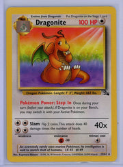 Dragonite Pokémon Fossil Rare #19/62