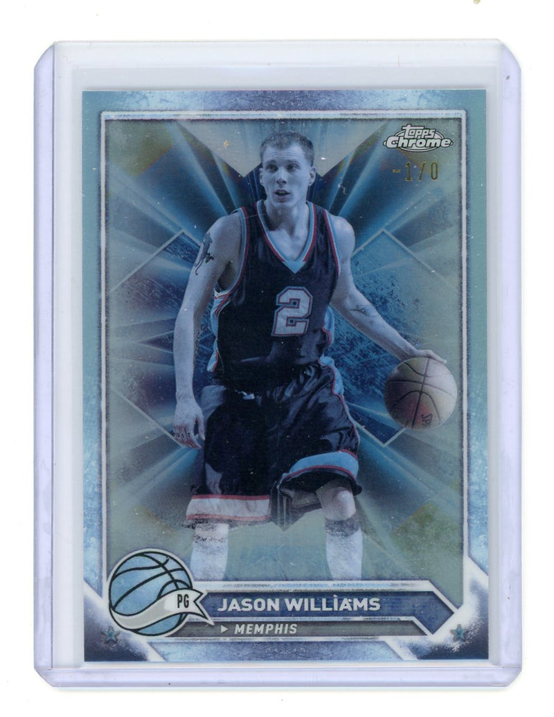 Jason Williams 2023 Topps Chrome Basketball Frozen Fractor SSP 