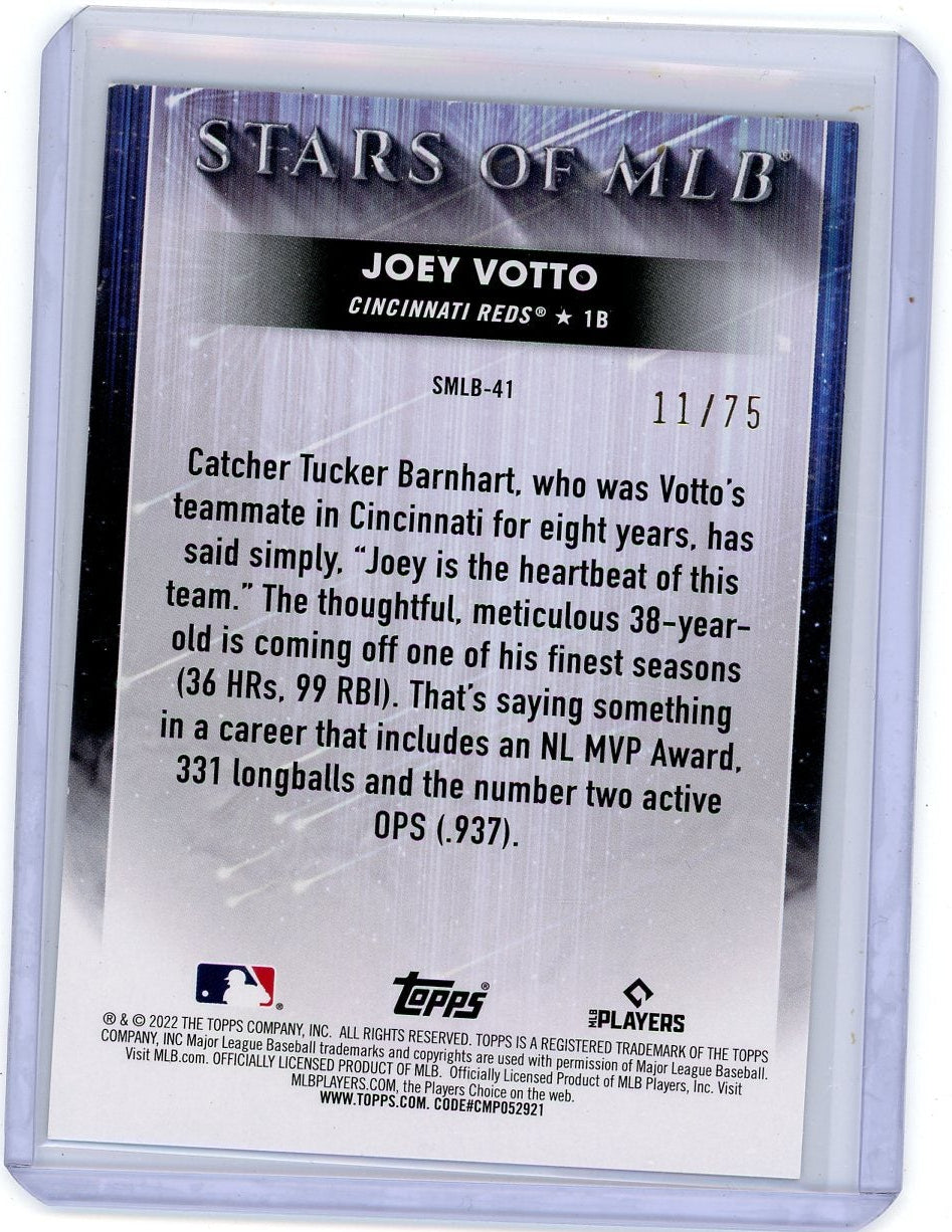 Joey Votto 2022 Topps Series 2 Stars of the MLB Red #'d 11/75