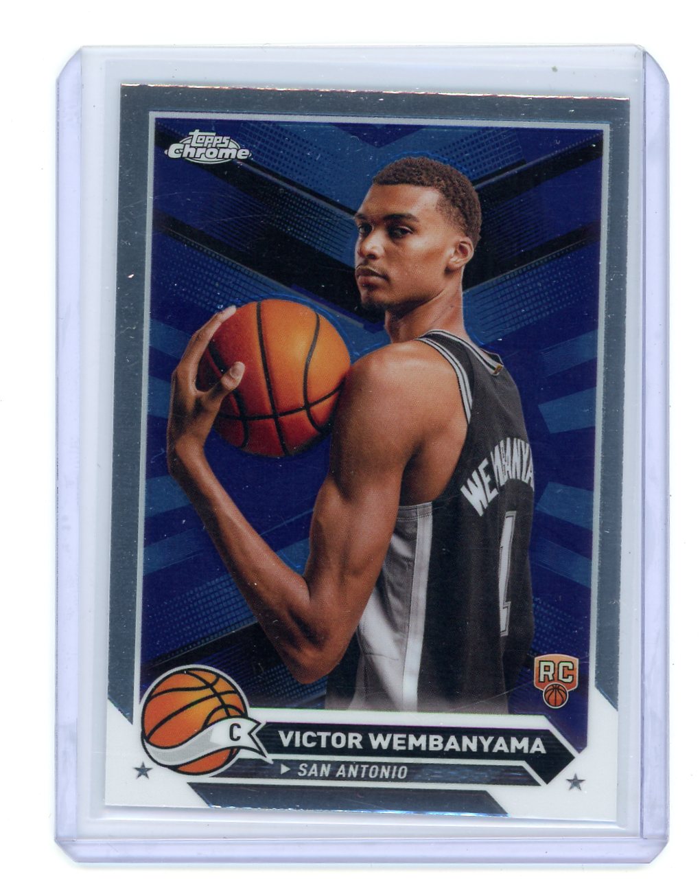 Victor Wembanyama 2023 Topps Chrome Basketball Rookie Card #1
