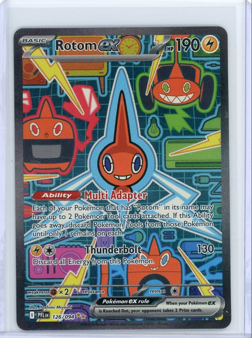 Rotom ex Pokémon Phantasmal Flames Special Illustration Rare #126/094