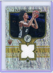 Dylan Harper 2025-26 Topps Franchise Fabrics holo rookie card