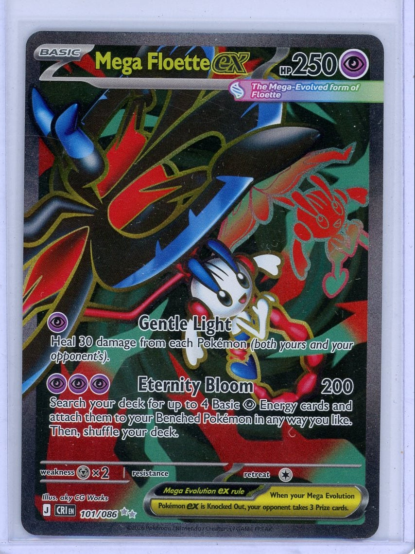 Mega Floette ex Pokémon Chaos Rising Ultra Rare #101/086 – Piece Of The ...