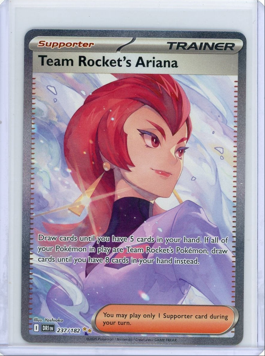 Team Rocket's Ariana Pokémon Destined Rivals Special Illustration Rare #237/182