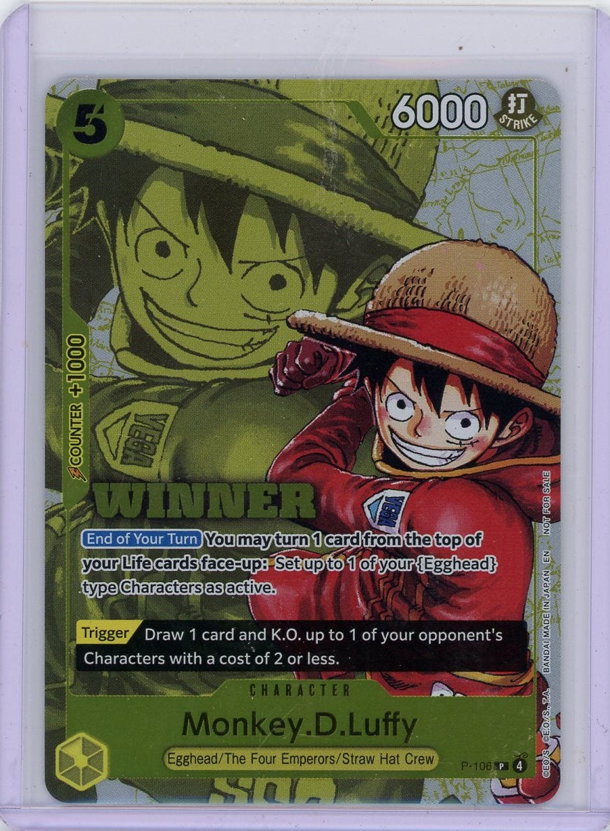 Monkey.D.Luffy One Piece WINNER Promo #P-106