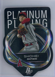 Shohei Ohtani 2023 Bowman Platinum Platinum Plating #'d 66/99