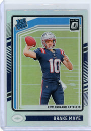 Drake Maye 2024 Panini Optic Silver Prizm RC