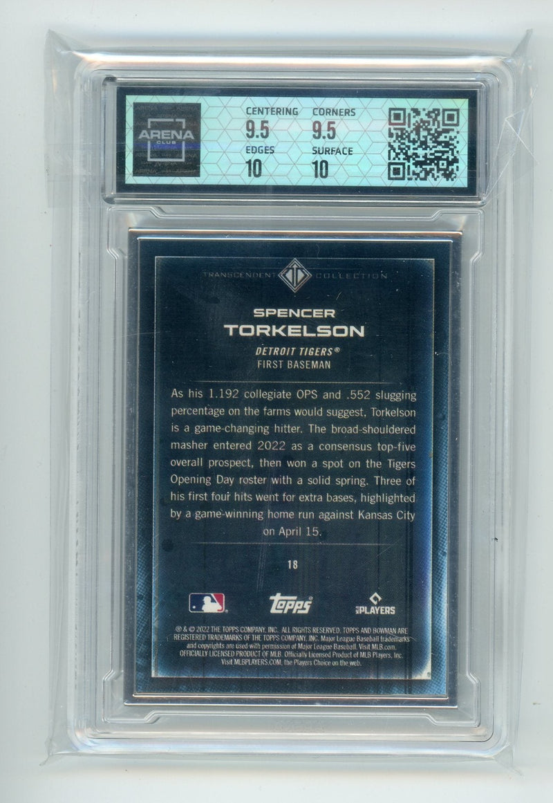 Spencer Torkelson 2022 Bowman Transcendent Collection Bowman Icons /50 Arena Club 10