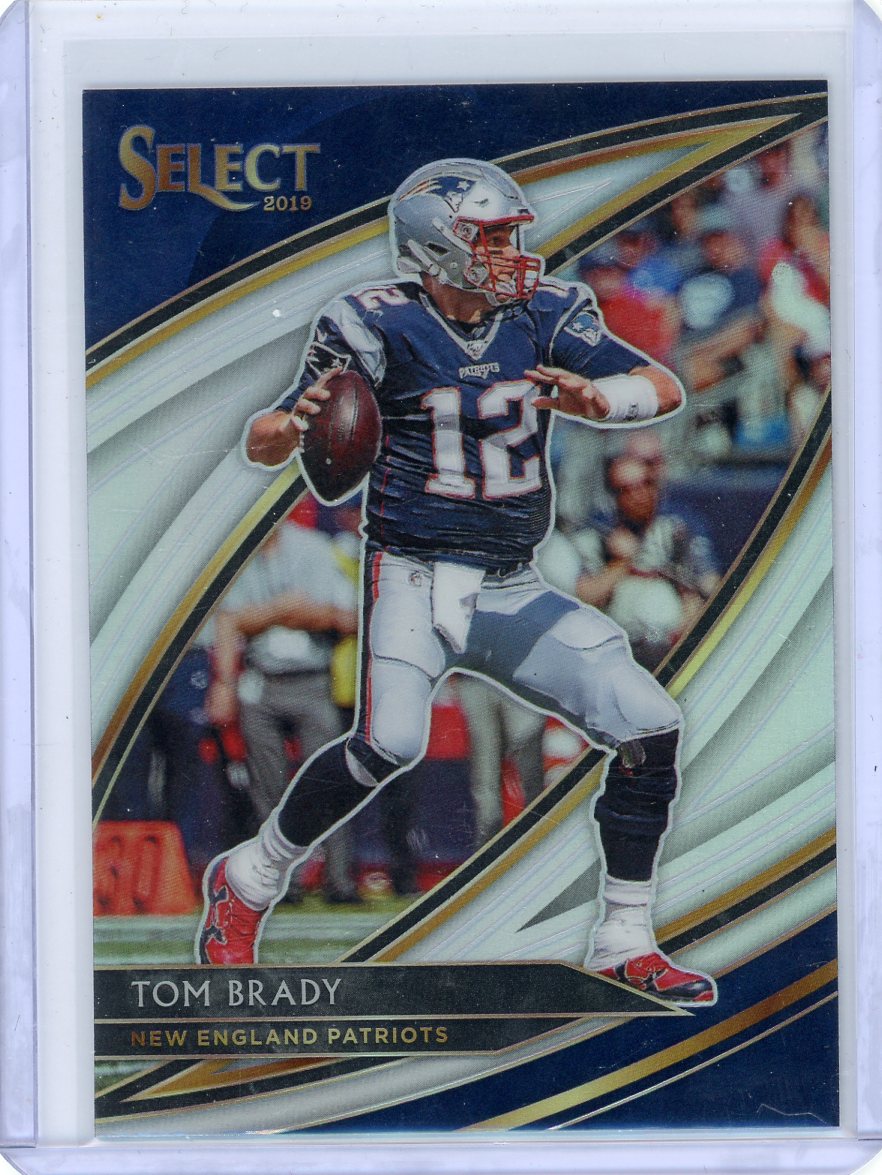 Tom Brady 2019 Panini Select Field Level Silver Prizm