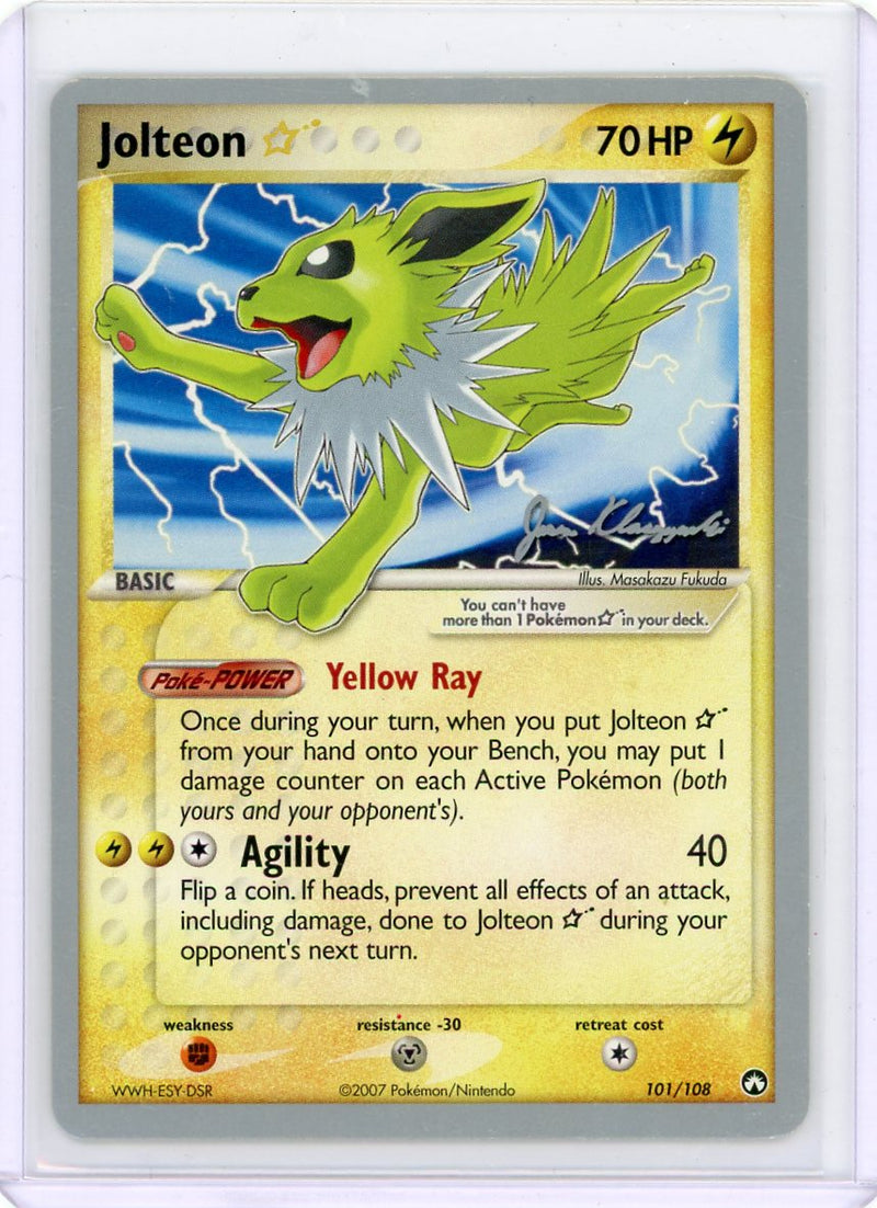 Jolteon Gold Star 2008 Pokemon World Championships by Jason Klaszynski 