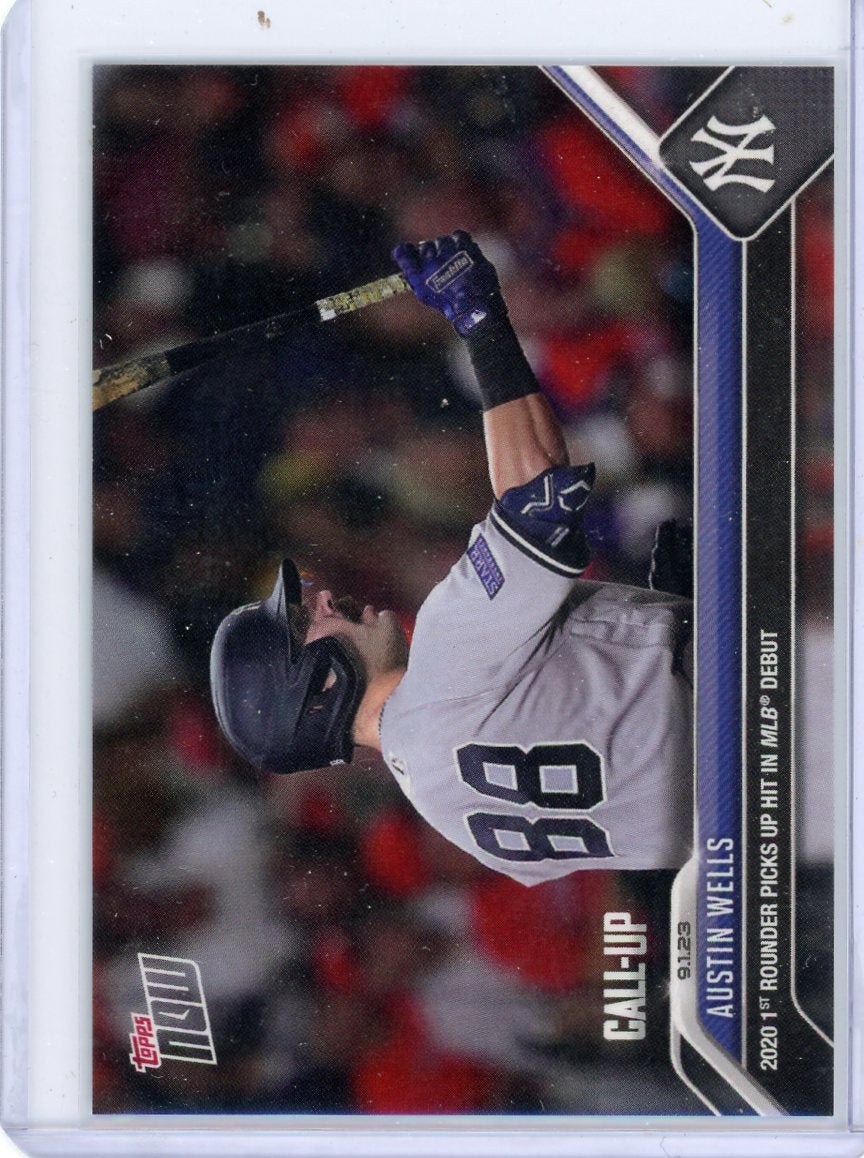 2023 Topps Now Austin Wells Call Up MLB Debut Card #799