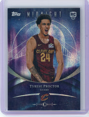 Tyrese Proctor 2025 Topps Midnight Moon Beam Rookie Card