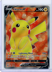 Pikachu V 2022 Pokemon Brilliant Stars Full-Art #157/172