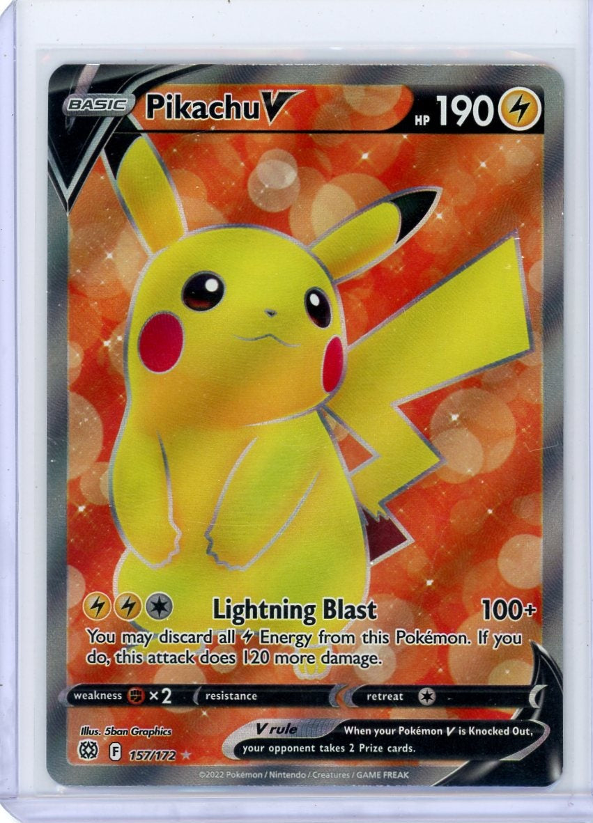 Pikachu V 2022 Pokemon Brilliant Stars Full-Art #157/172