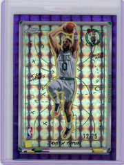 Jason Tatum 2025 Topps Chrome X's & Whoa's Purple #'d 12/75