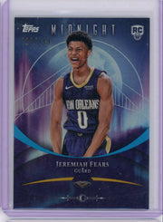 Jeremiah Fears 2025 Topps Midnight Rookie #'d 121/149