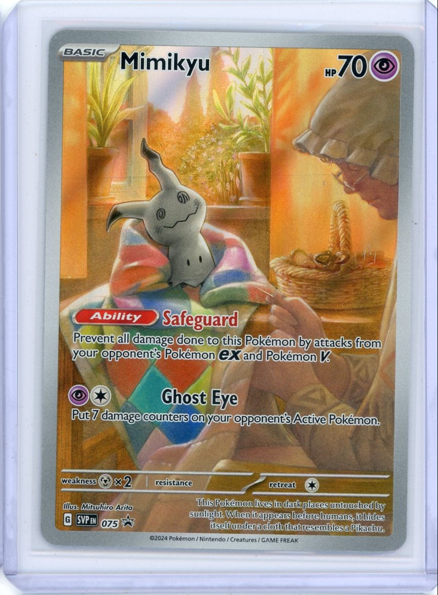 Mimikyu Pokémon Scarlet & Violet Black Star Promo #075