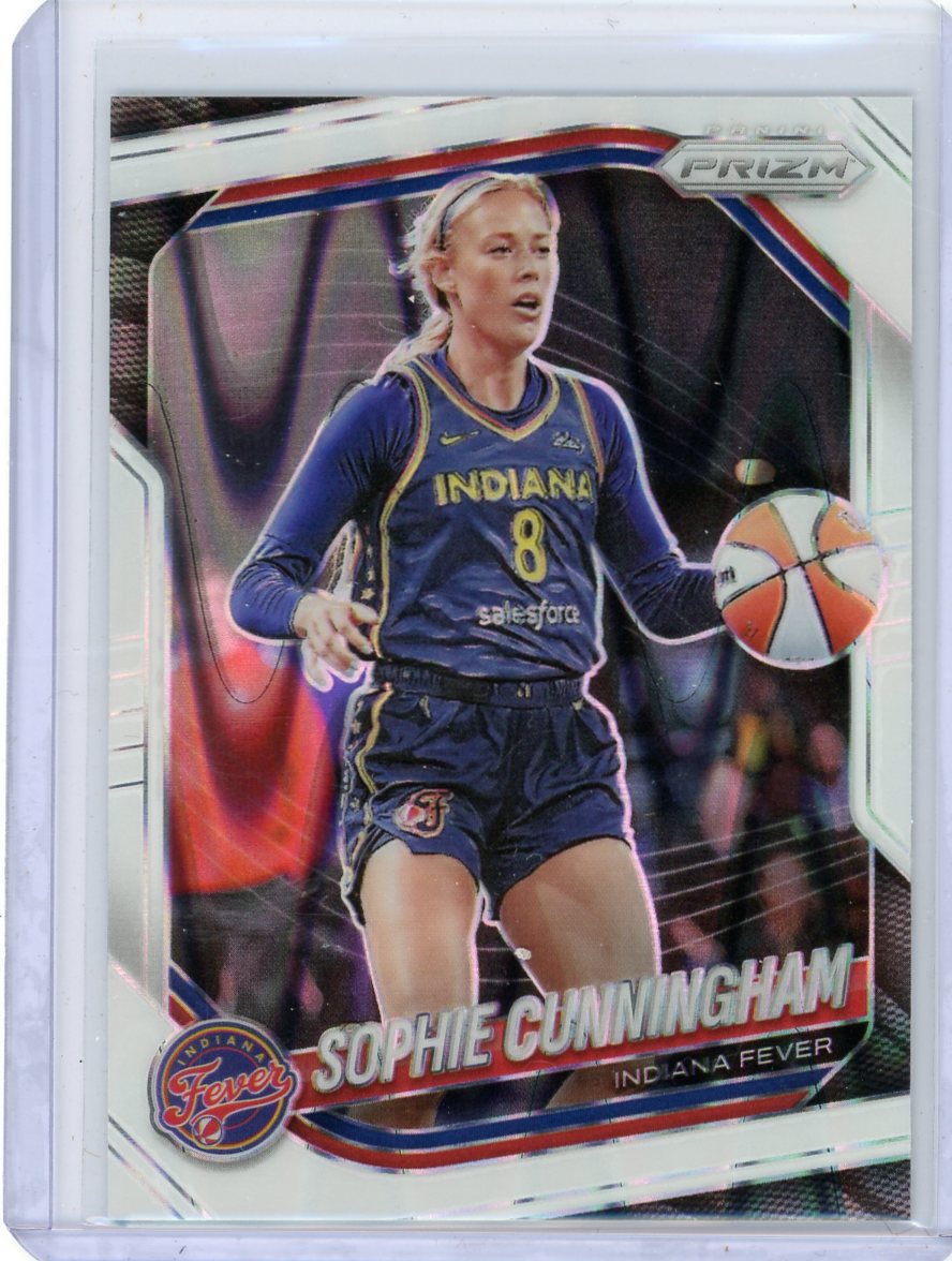 Sophie Cunningham 2025 Panini Prizm WNBA White Seismic Prizm