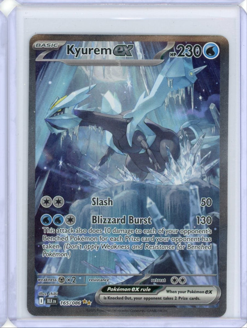 Kyurem ex 2025 Pokemon Black Bolt Special Illustration rare holo 