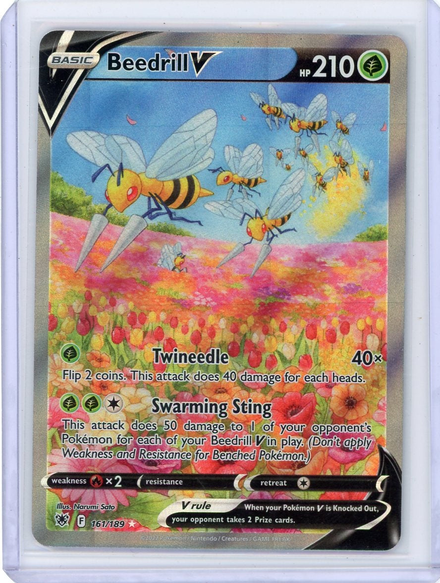 Beedrill V 2022 Pokemon Astral Radiance alt art #161/189