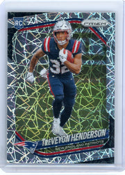 TreVeyon Henderson 2025 Panini Prizm Silver Lazer RC