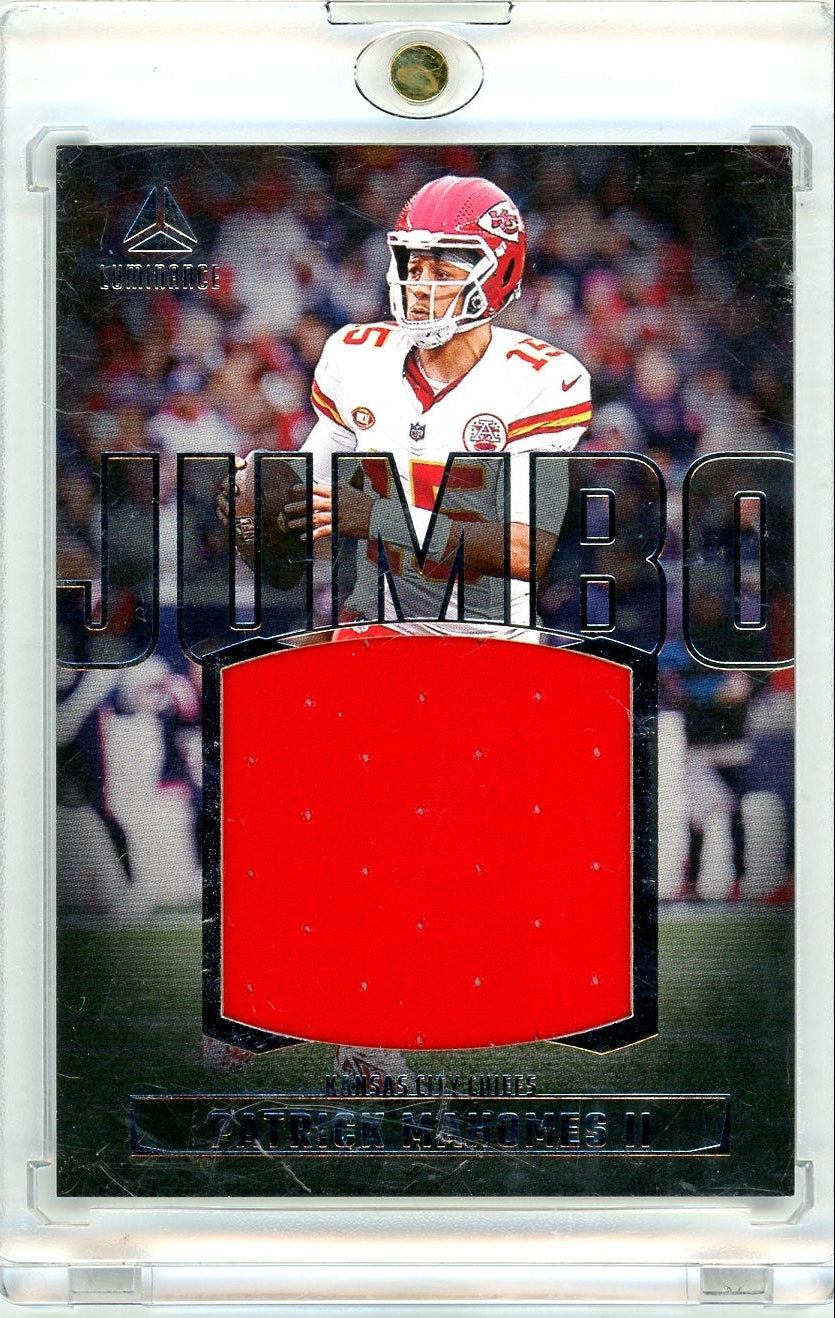 Patrick Mahomes II 2024 Panini Luminance Jumbo Relic