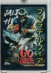 Jalen Hurts 2025 Topps Chrome Football Kaiju #KAI-3 SSP
