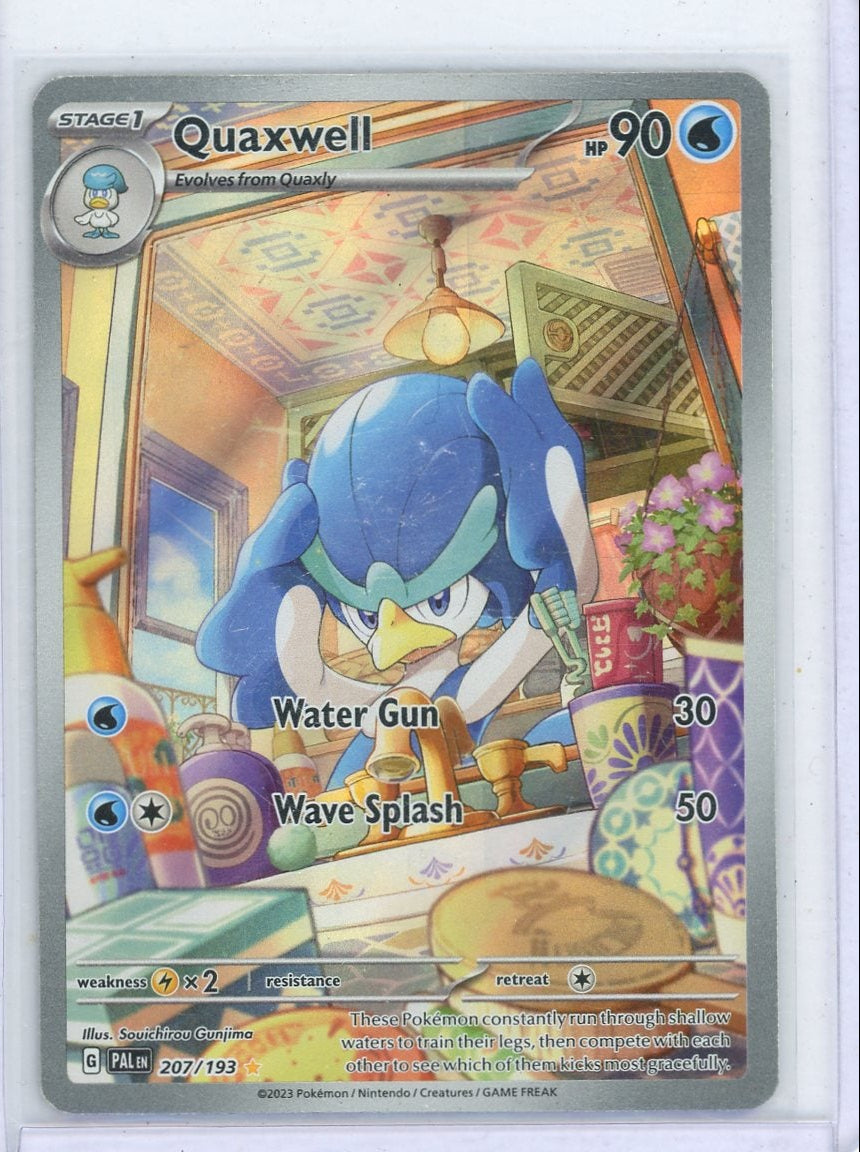 Quaxwell 2023 Pokémon Paldea Evolved rare holo 207/193