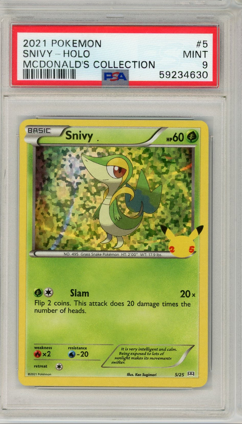 Snivy 2021 Pokemon McDonald&