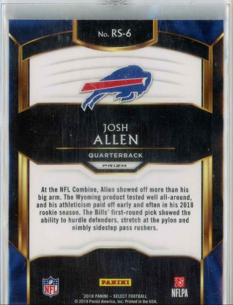 Josh Allen 2018 Select Rookie Selections Silver