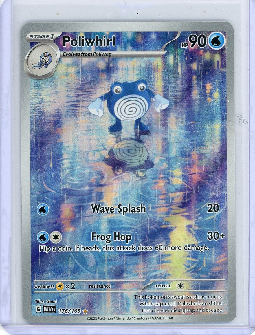Poliwhirl 2023 Pokémon 151 Illustration Rare #176/165