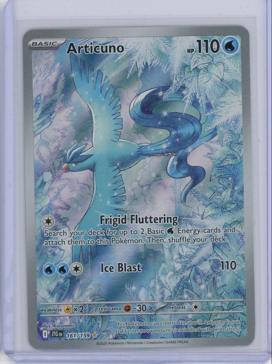 Articuno 2025 Pokemon Journey Together Illustration rare #161/159