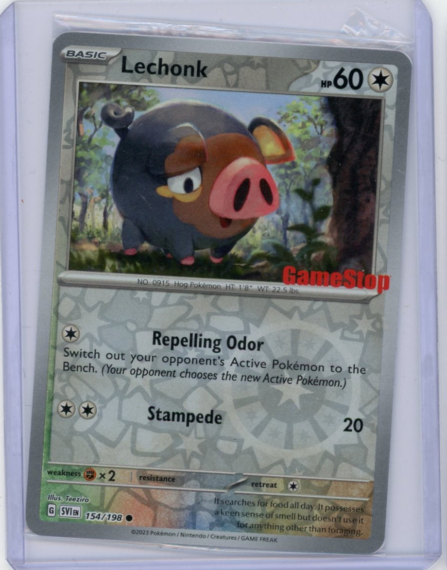Lechonk 2023 Pokemon Game Stop Promo sealed