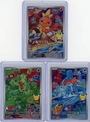 Mudkip/ Torchic/ Treecko Pokémon First Partner Illustration Collection Set