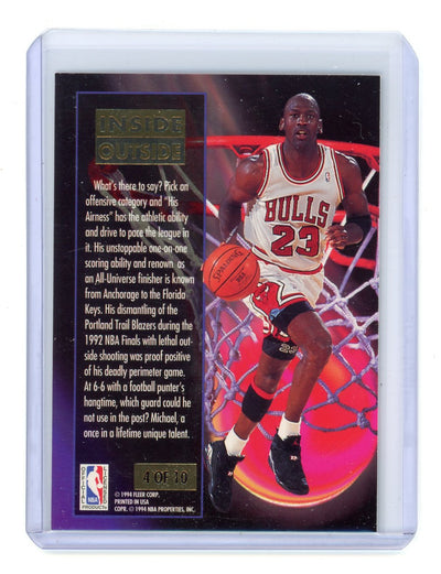 Michael Jordan 1993-94 Fleer Ultra Inside Outside