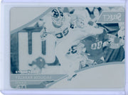 Saquon Barkley 2019 Panini Plates & Patches Select Snapshots Cyan Plate #'d 1/1