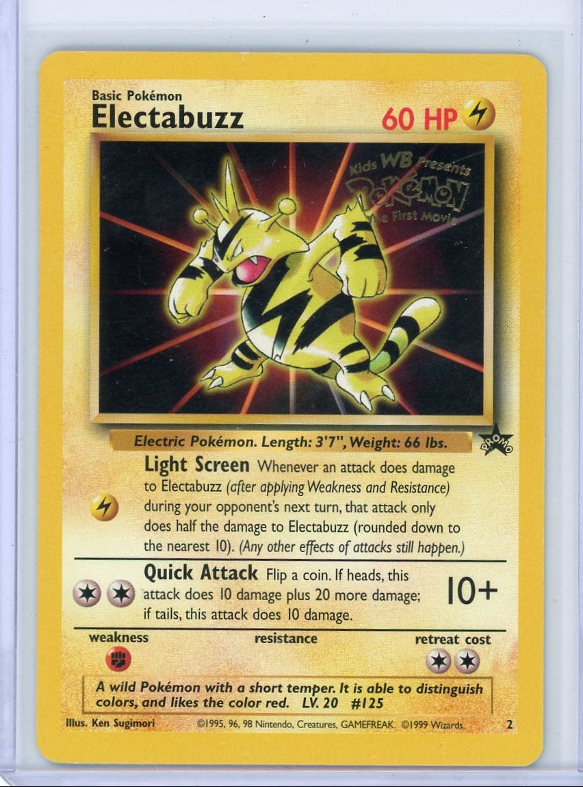 Electabuzz 1999 Pokemon First Movie Promo #2