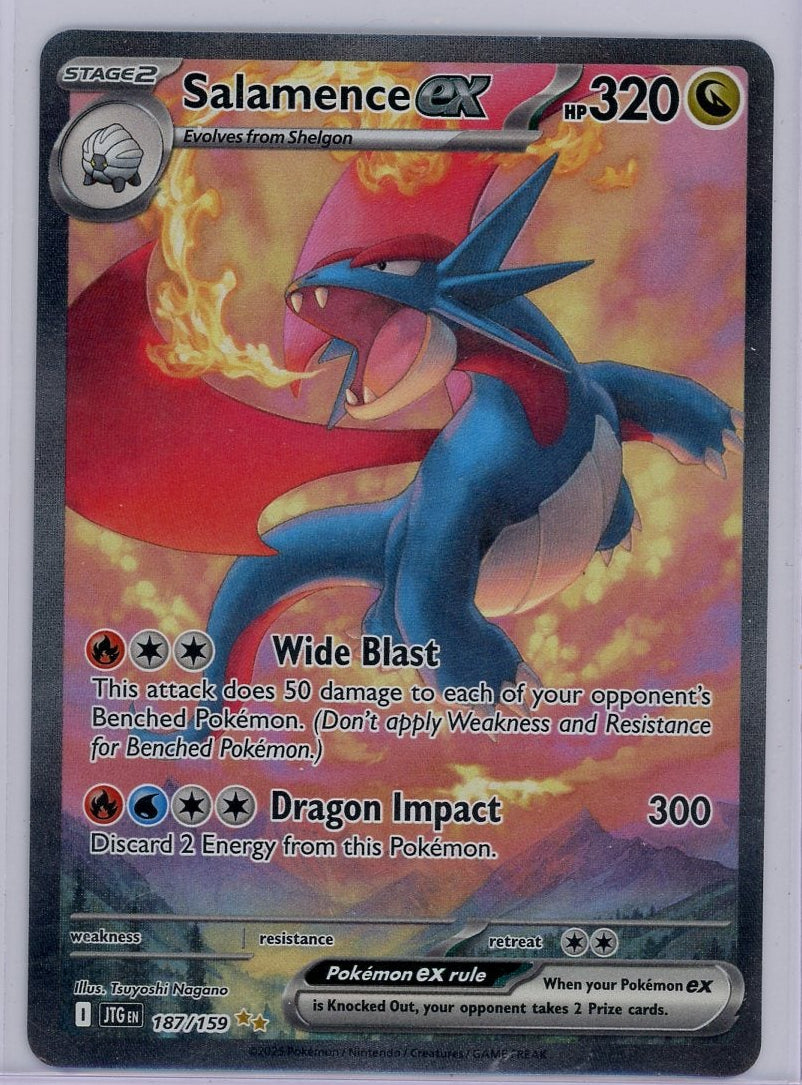 Salamence ex Pokémon Journey Together Special Illustration Rare #187/159