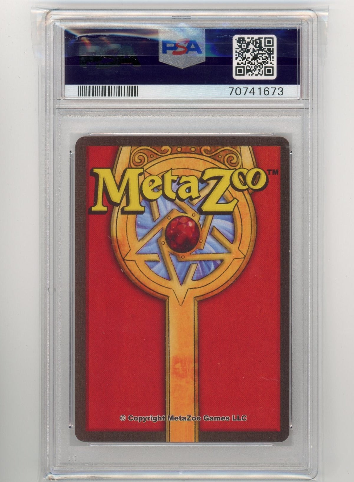 Wendigo To Arms 2022 MetaZoo WPT Kickstarter Holo PSA 10 (scratch on case)