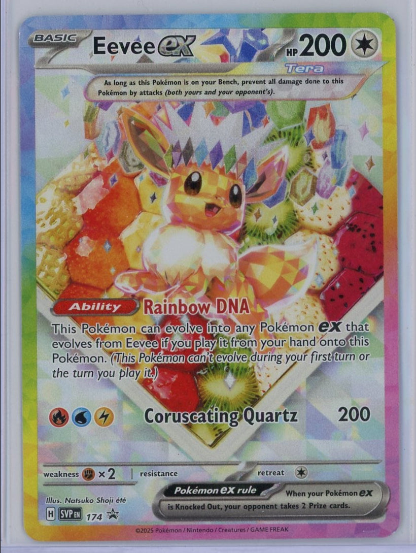 Eevee EX Pokémon Scarlet & Violet Black Star Promo #174