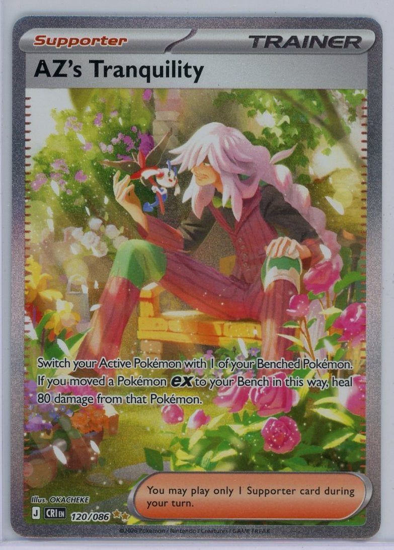AZ's Tranquility Pokémon Chaos Rising Special Illustration rare #120/086
