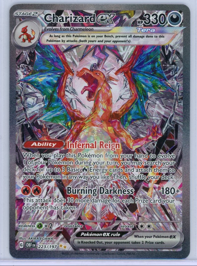 Charizard ex Pokémon Obsidian Flames Special Illustration Rare #223/197