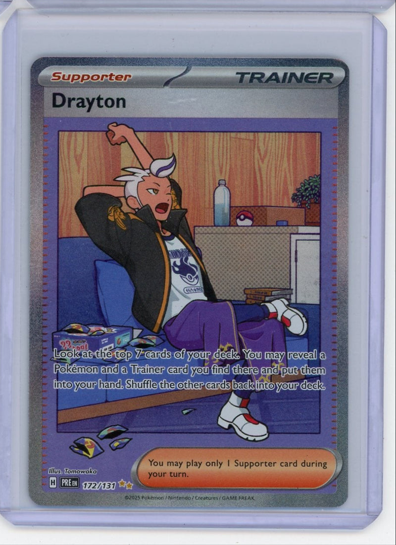 Drayton 2025 Pokemon Prismatic Evolution 
