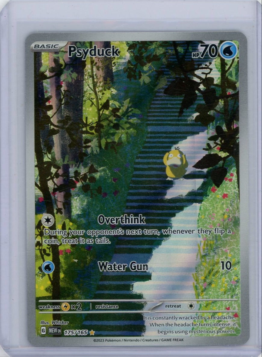 Psyduck Pokémon 151 Illustration Rare #175/165